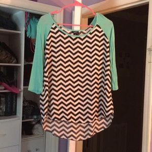 Long sleeved blouse.